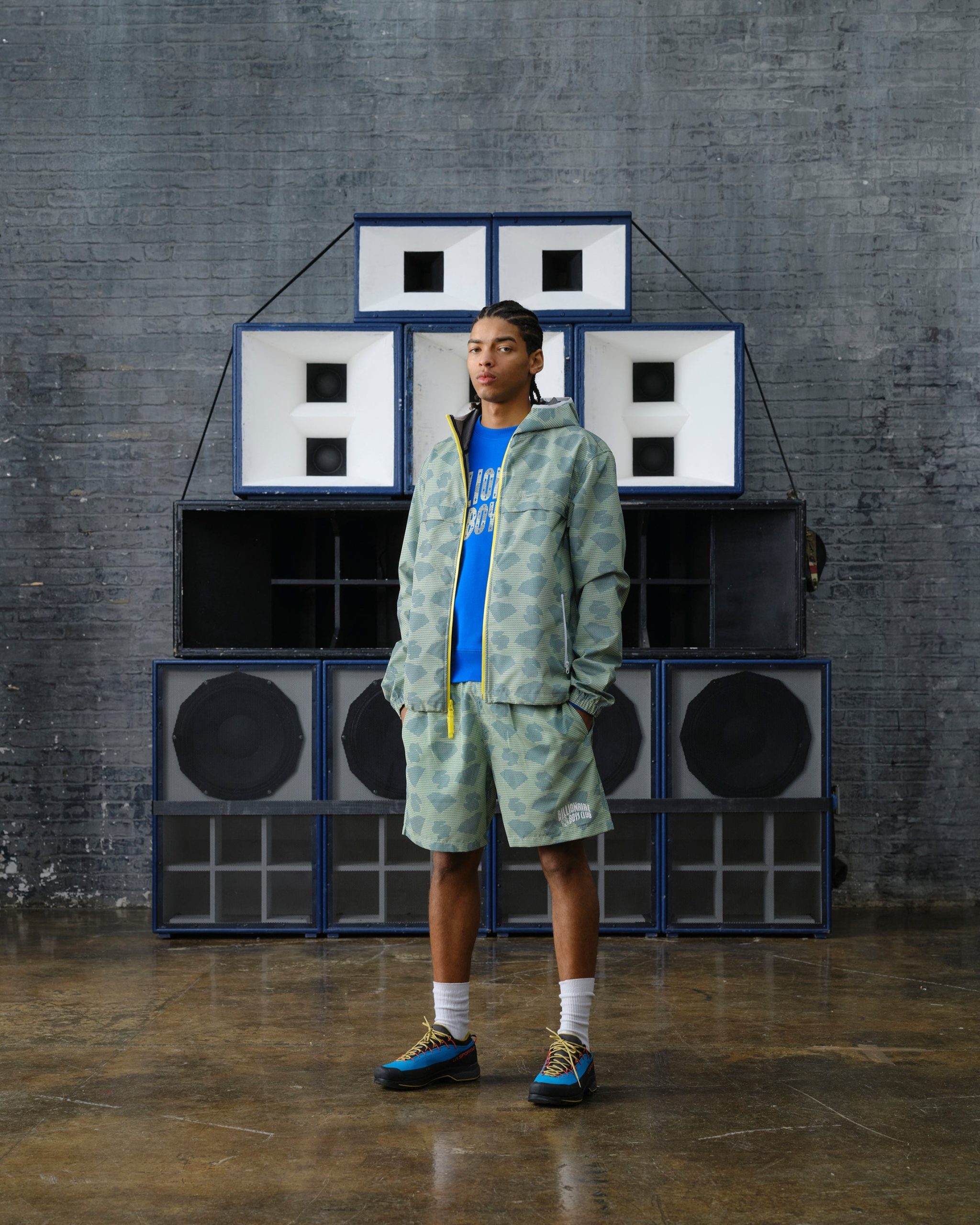 Tri-Tone Diamonds & Dollars Windbreaker Jacket - Image 2