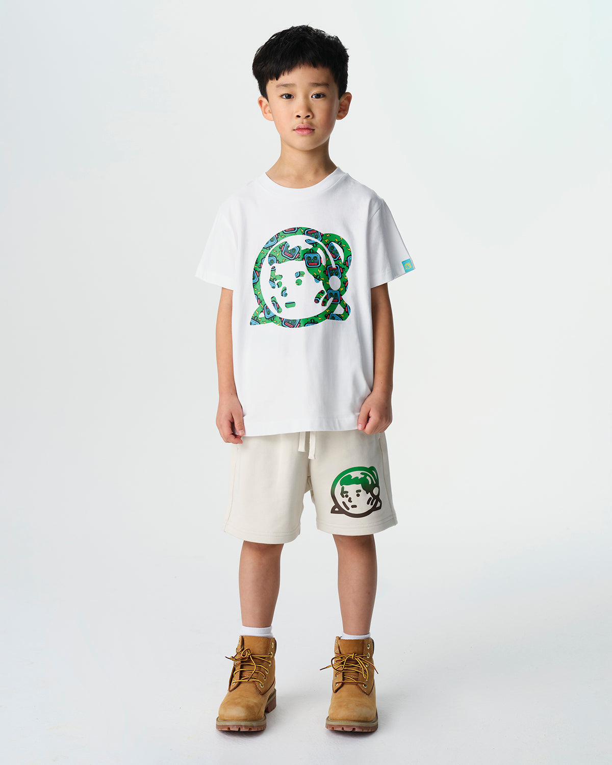 Kids Gradient Logo Shorts - Image 2