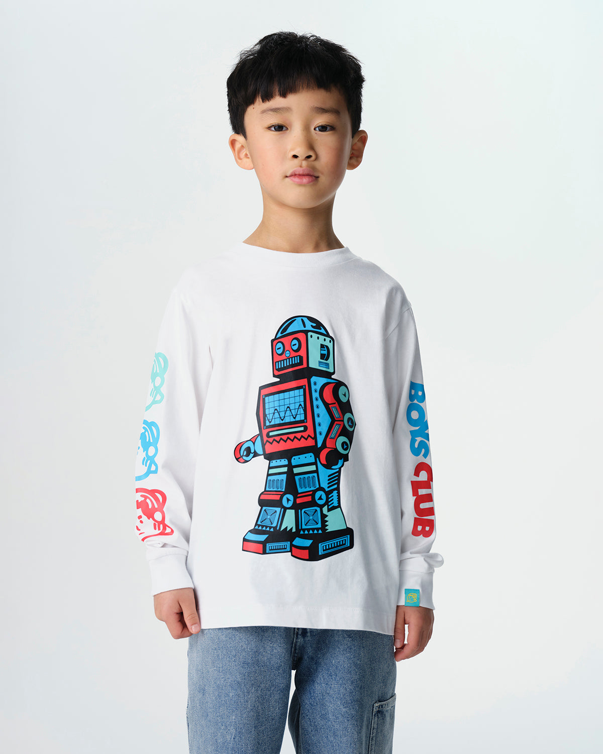 Kids Robot Long-Sleeve T-Shirt - Image 2