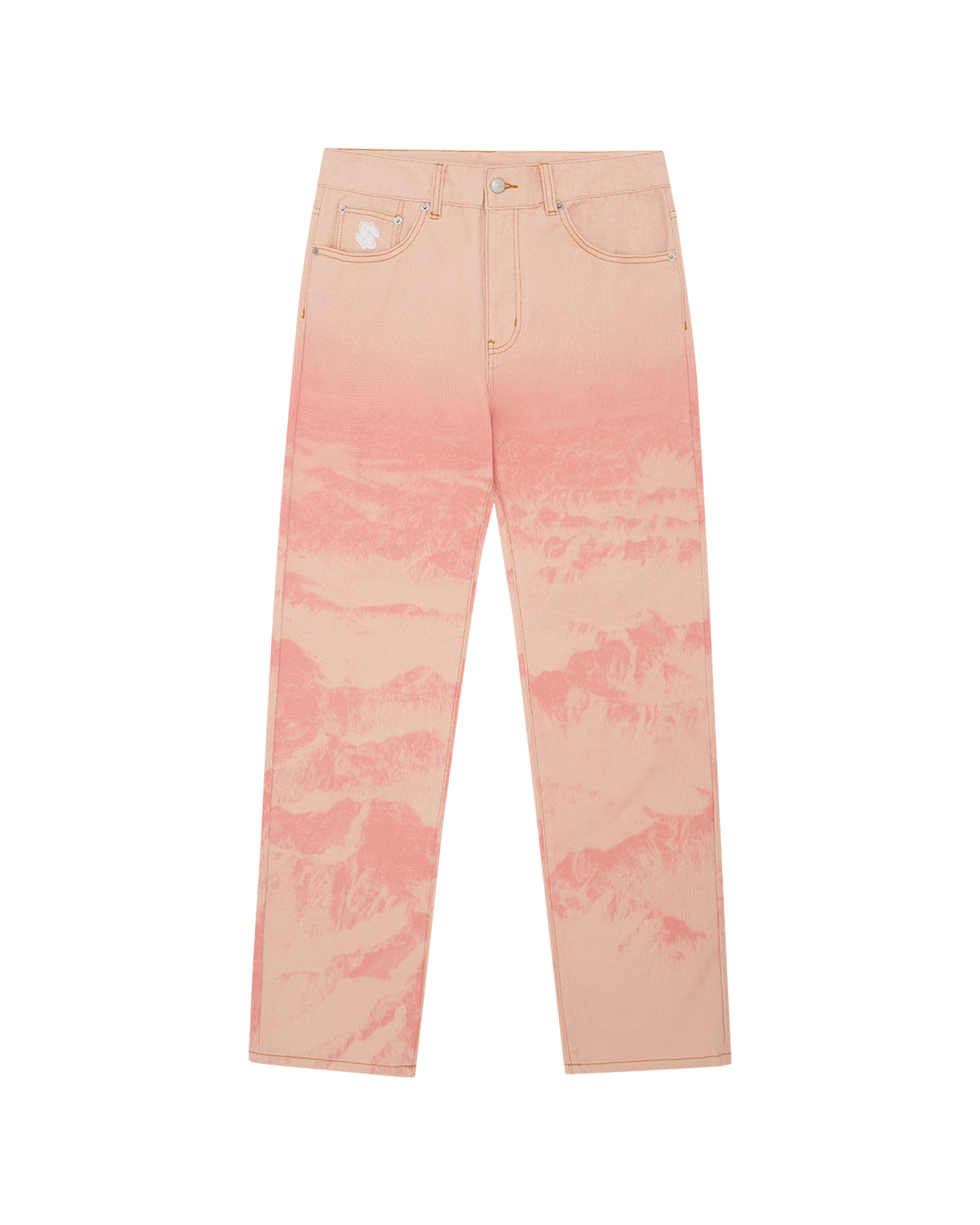 Mountain Print Astro Denim Pant