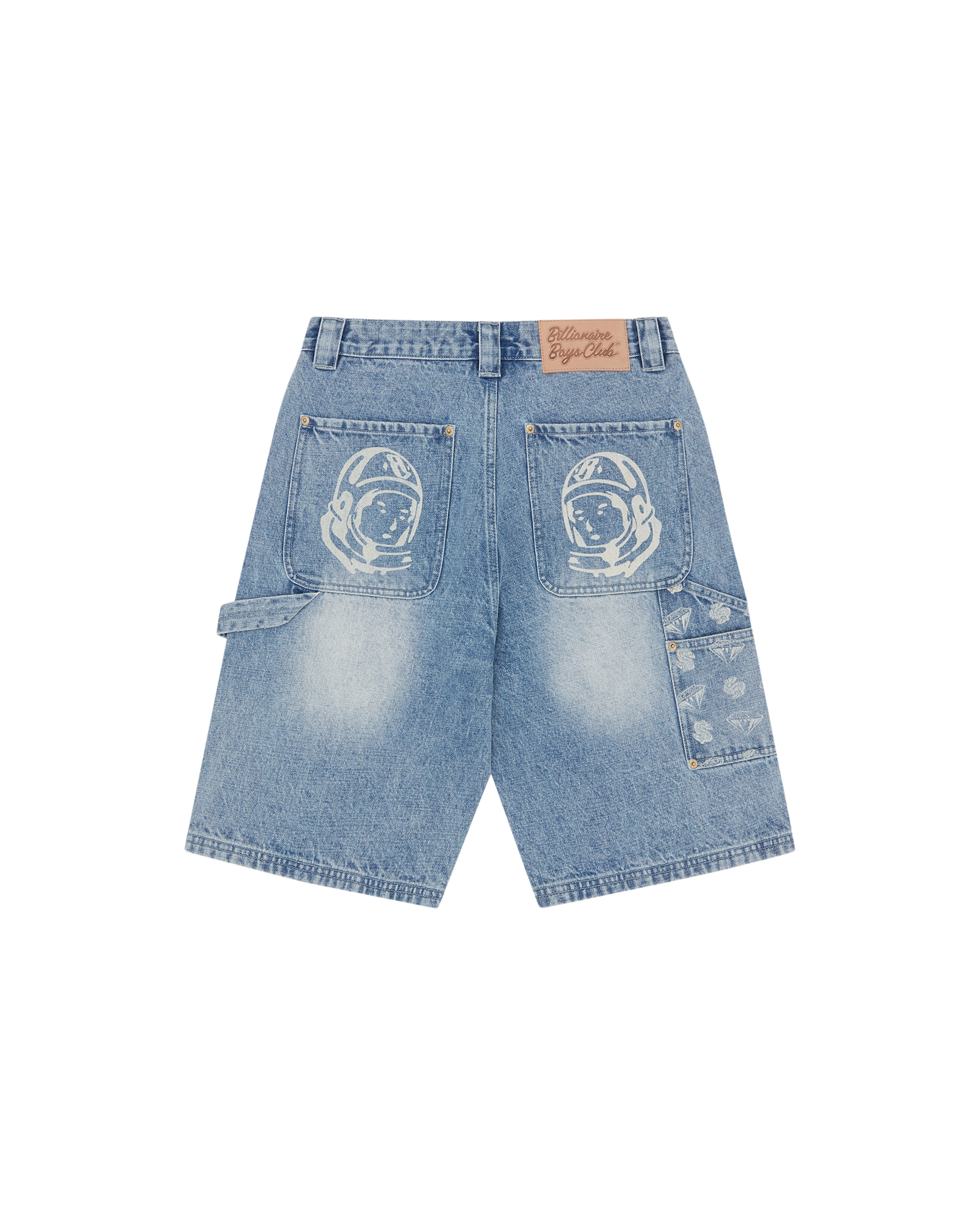 Diamonds & Dollars Denim Carpenter Short - Image 2