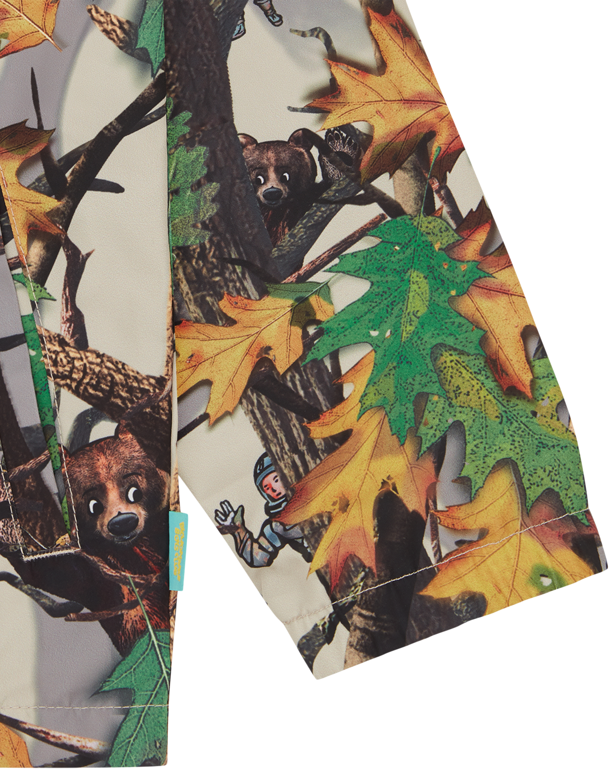 Kids Tree Camo Arch Logo Astro Coach Jacket - Image 6