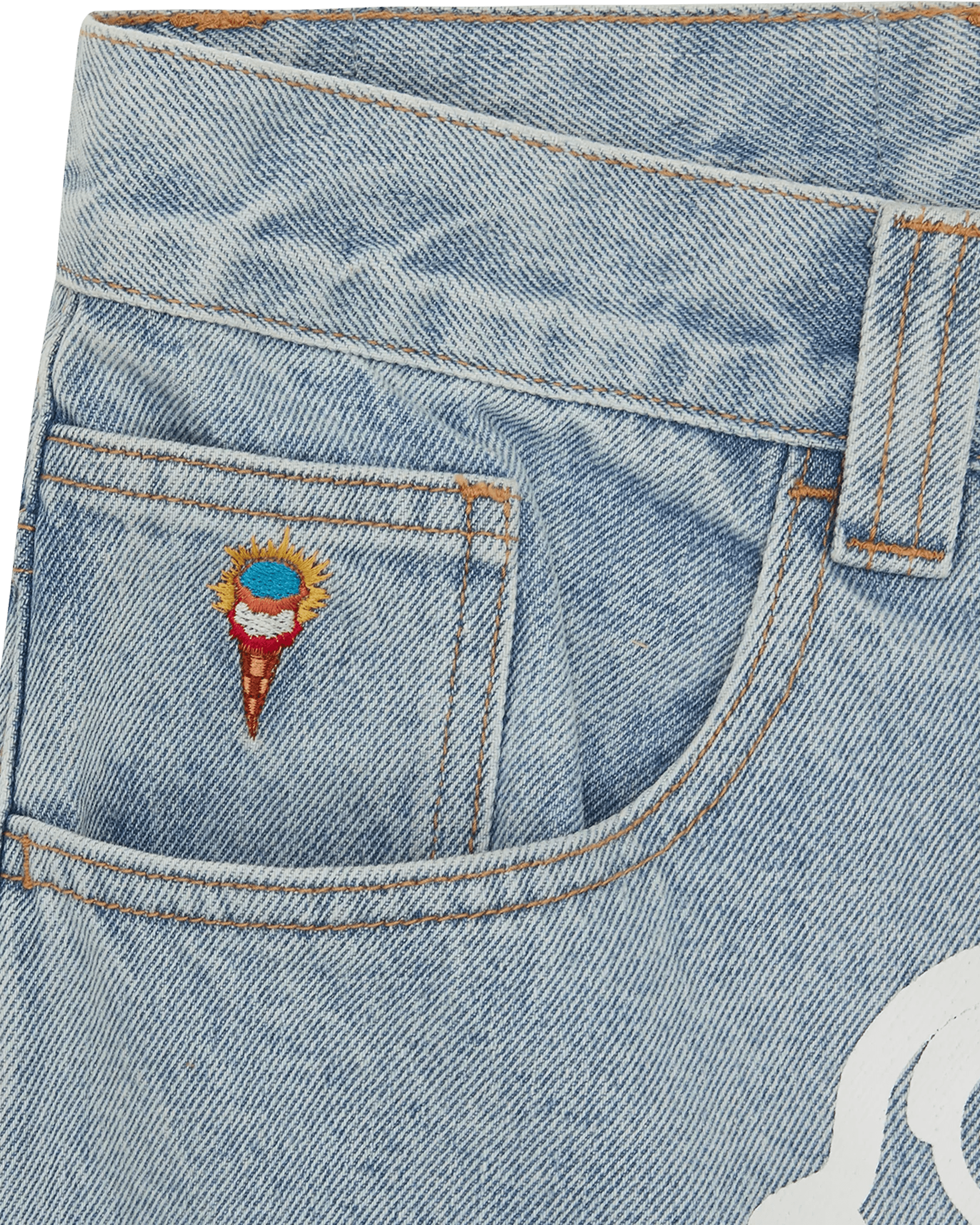 Running Dog Double Scoop Denim Pant - Image 6