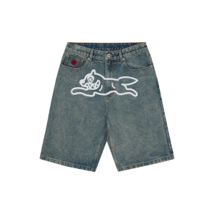 Running Dog Denim Shorts