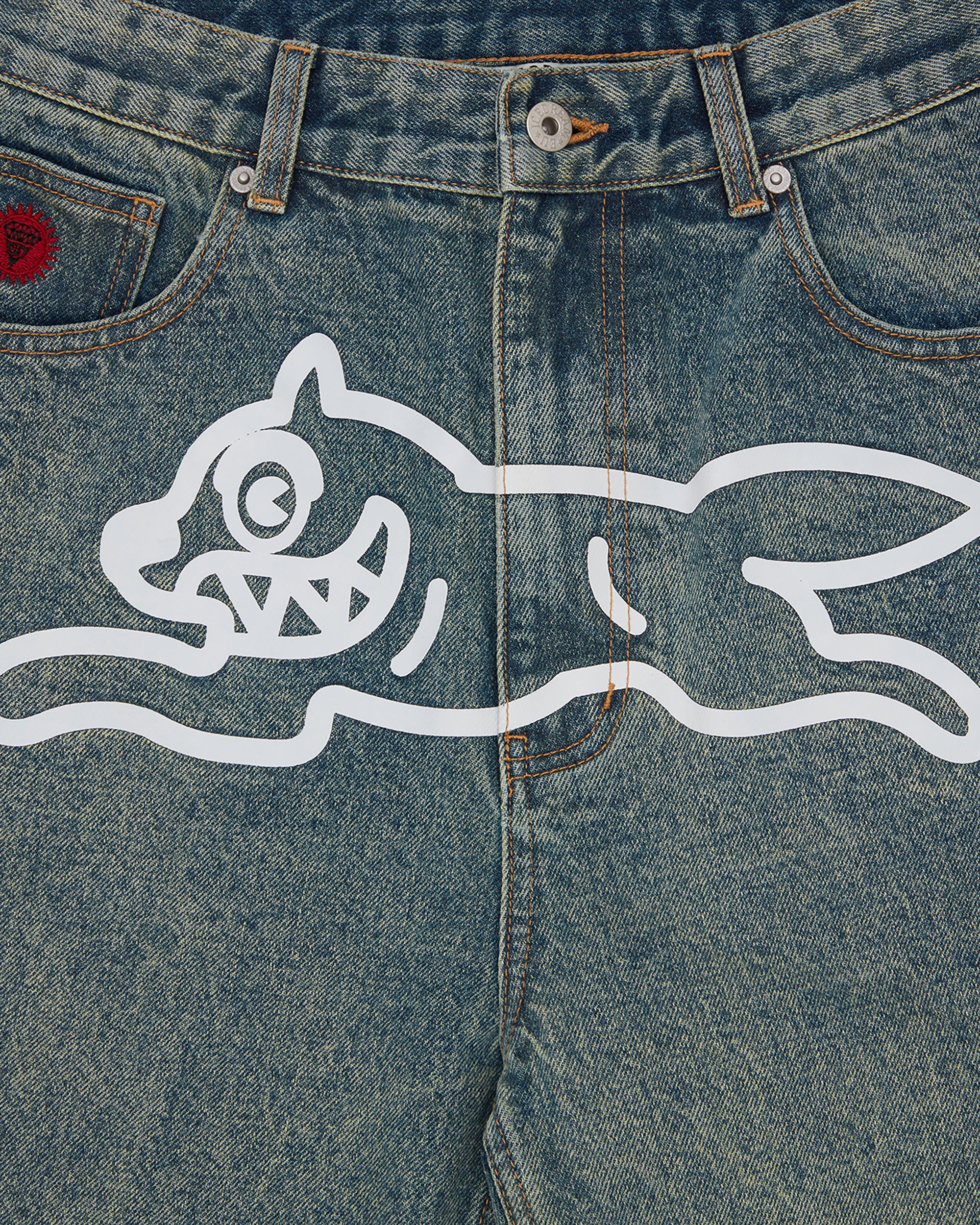 Running Dog Denim Shorts - Image 7