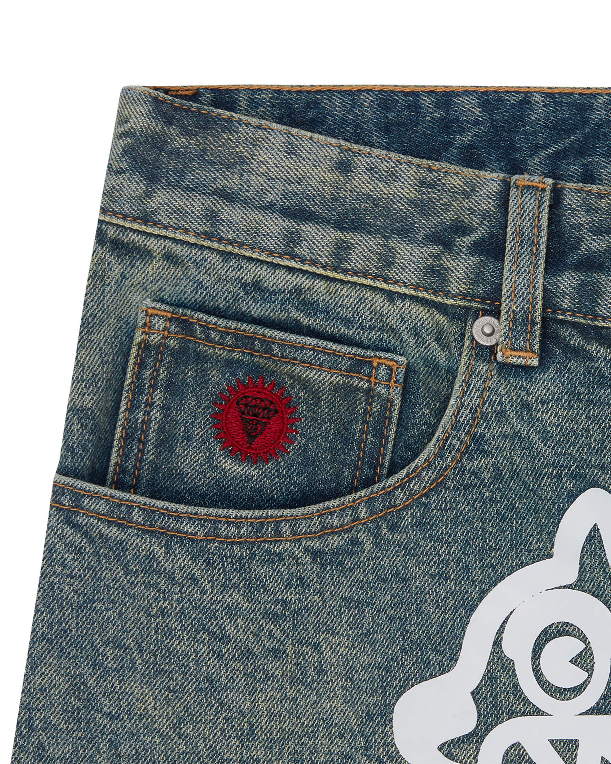 Running Dog Denim Shorts - Image 6