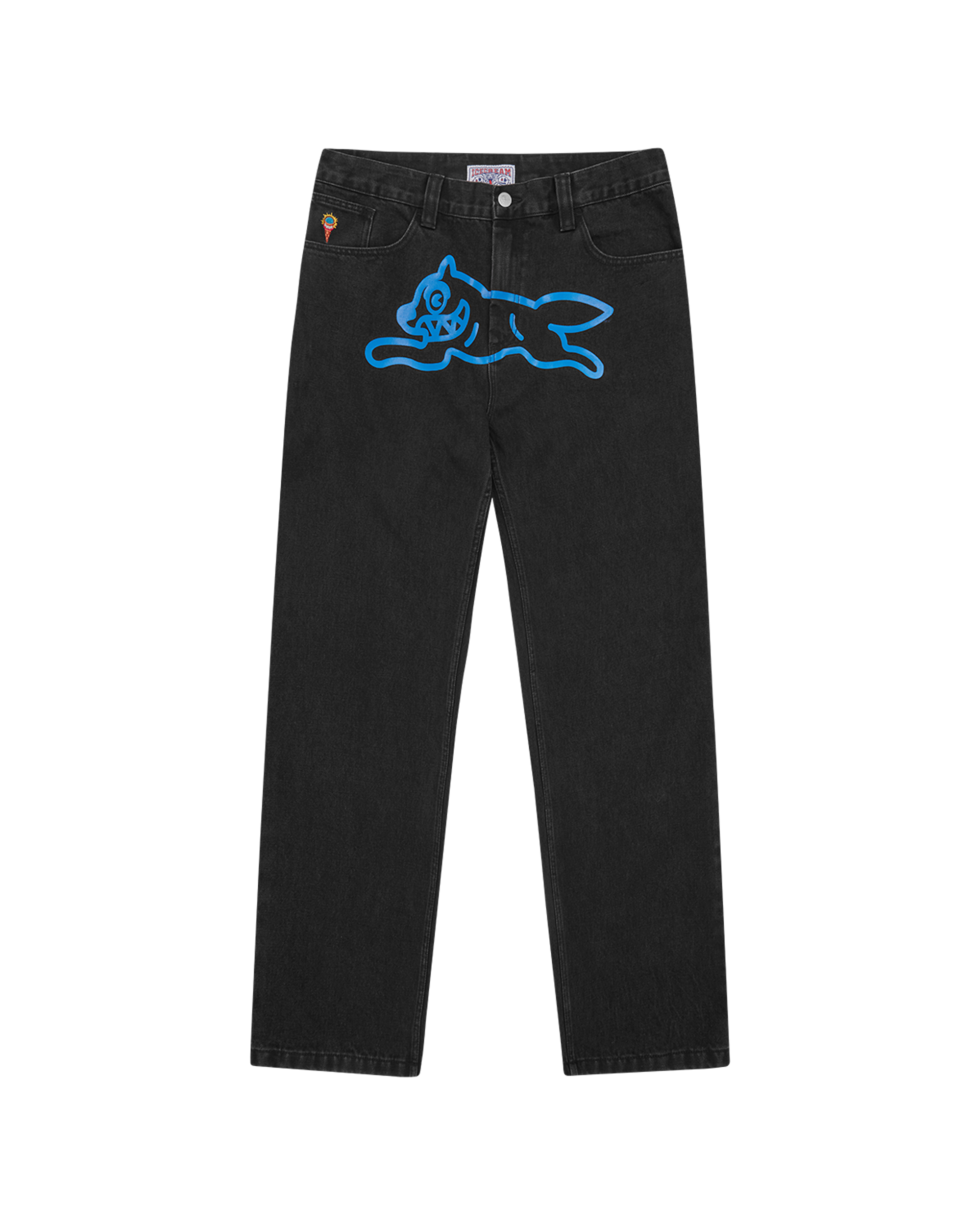 Running Dog Double Scoop Denim Pant