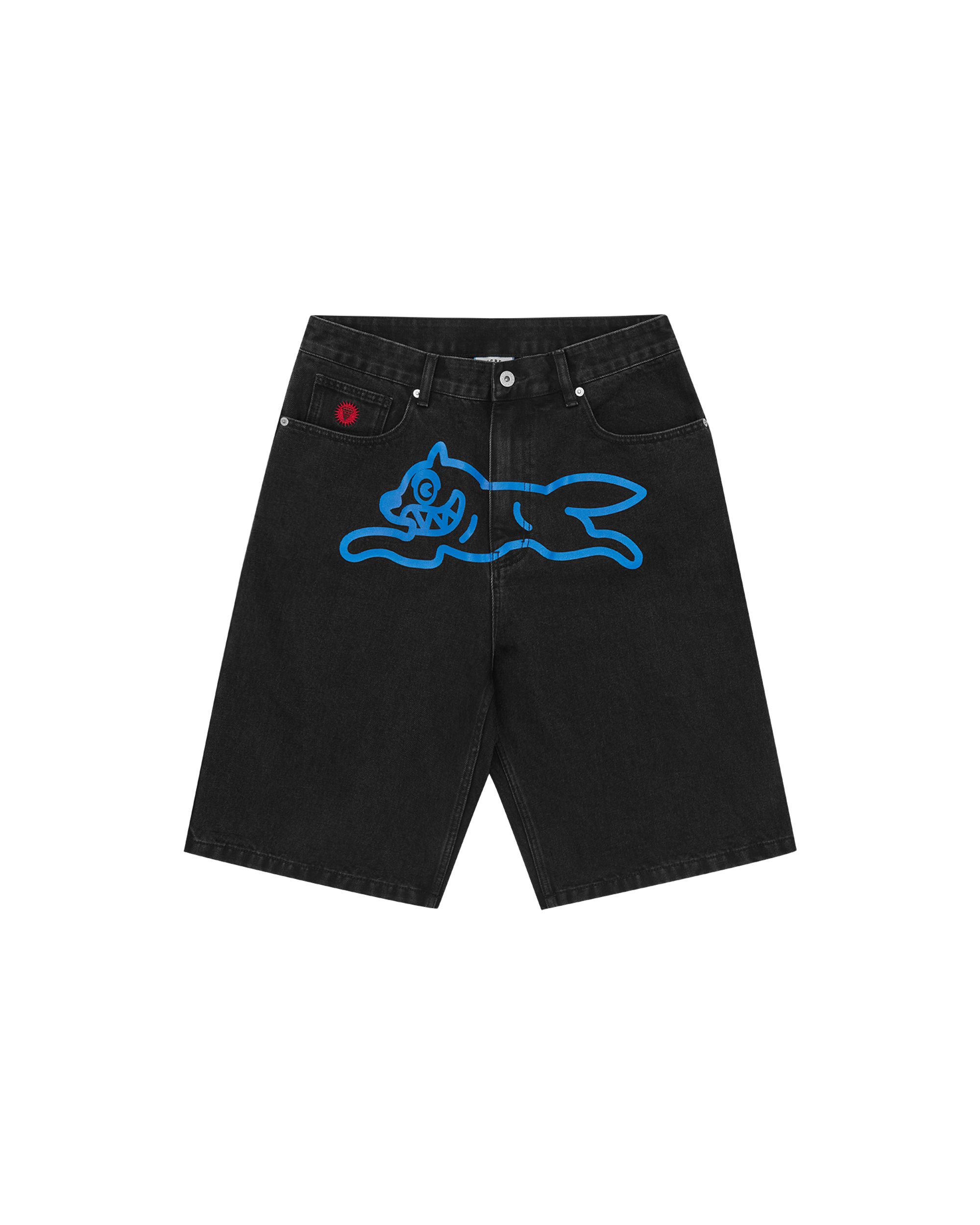 Running Dog Denim Shorts