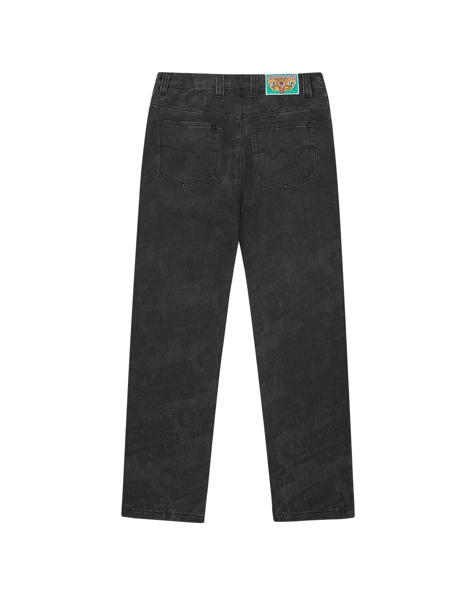 Every Flavour Double Scoop Denim Pants - Image 2