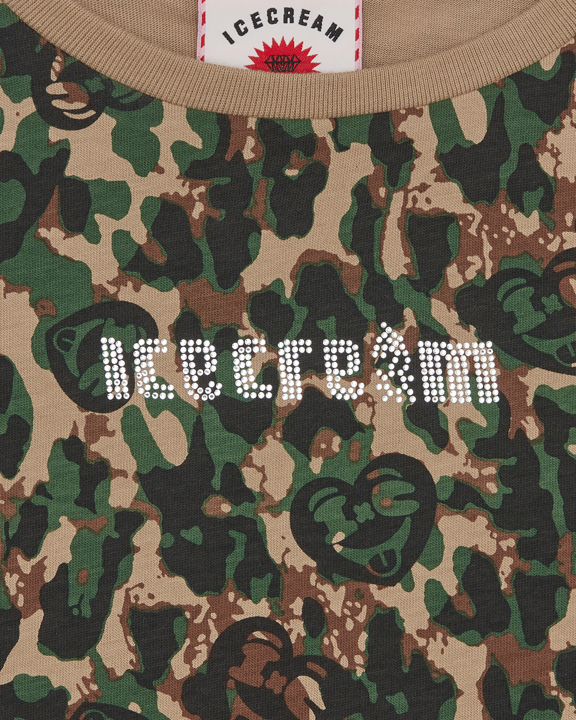 Womens Crystal Soft Serve Baby Tee - Image 4